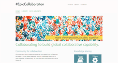 Desktop Screenshot of epiccollaboration.com